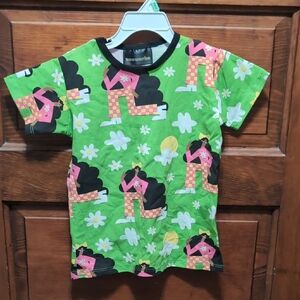 Nooworks Checkered Ladies Tee Sz 5 Years